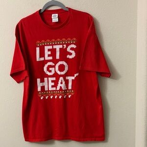 Red  Let's Go Heat T-Shirt